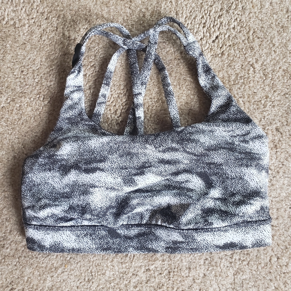 Lululemon Sports Bra Charcoal Gray
